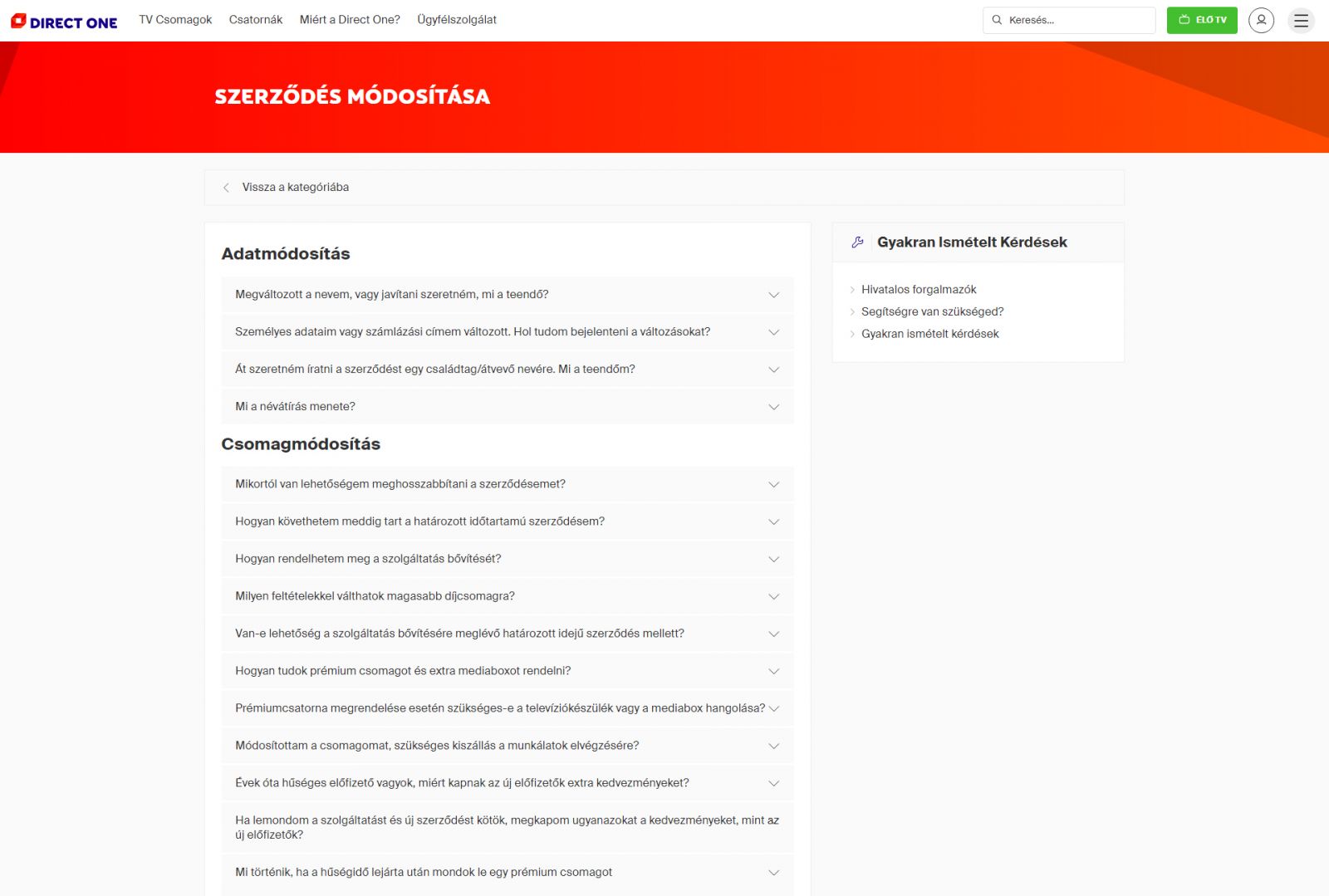 Direct one lemondás online