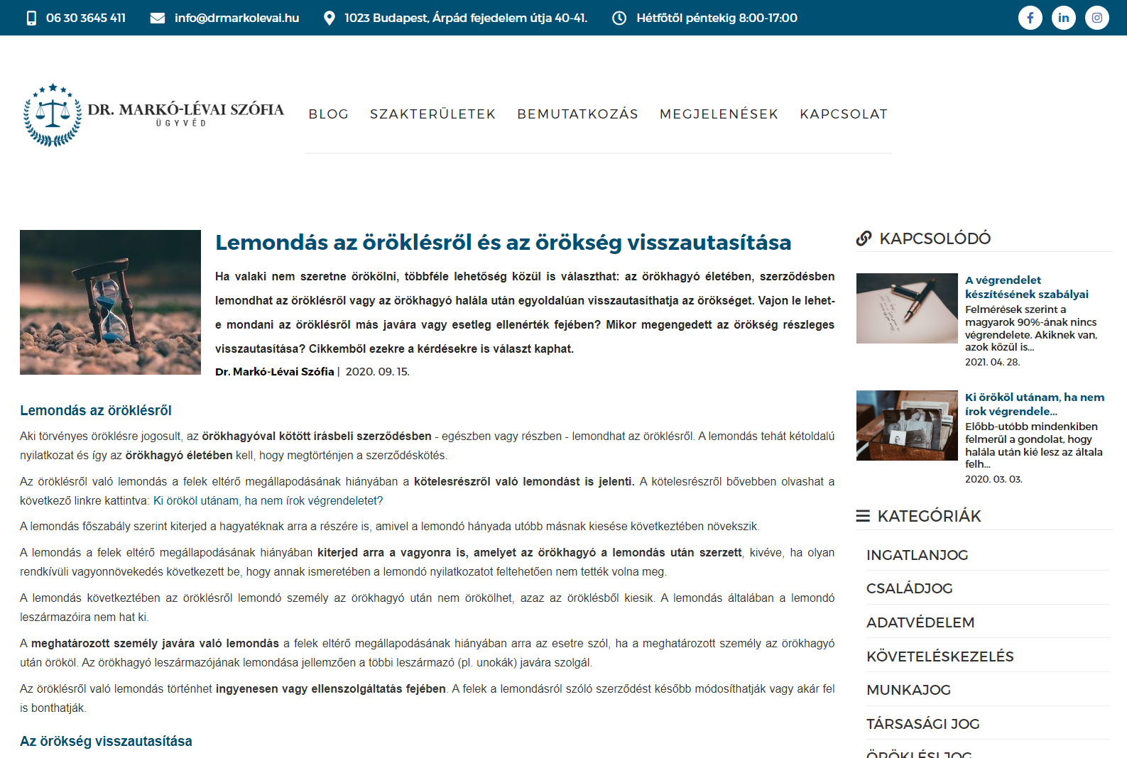 Örökségről való lemondás