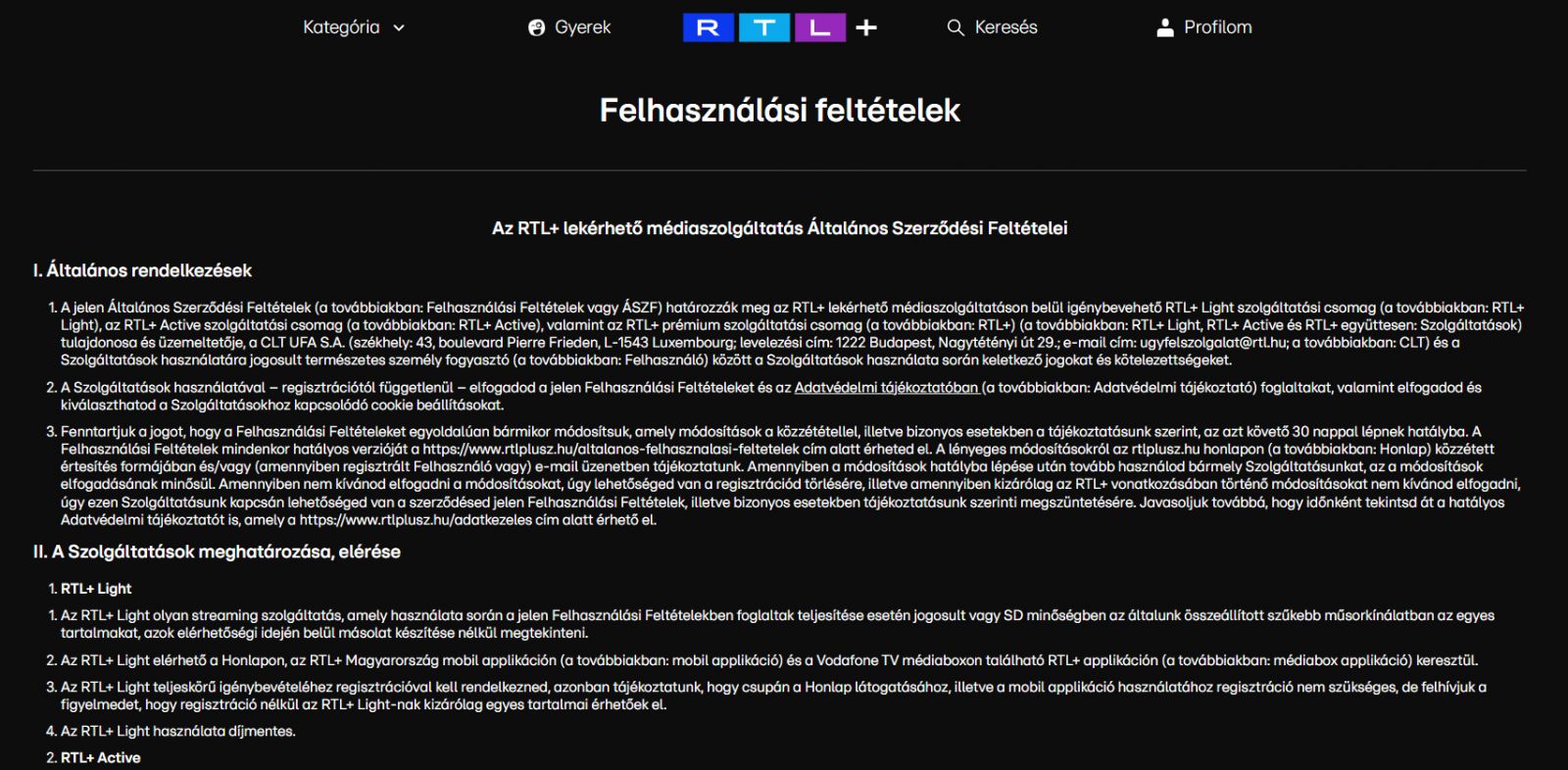 Rtl+ lemondás